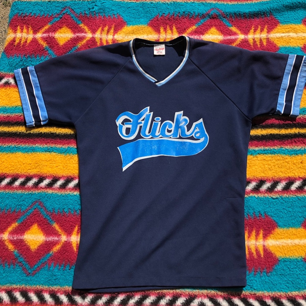 Vintage Rawling Baseball Jersey 70-80s adult Med